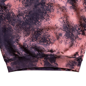 เสื้อฮู้ดดี้ทรงโอเวอร์ไซส์แบบย้อมสีเอซิดสำหรับผู้หญิงและผู้ชาย มีกระเป๋าจิงโจ้ แขนเสื้อแบบริบ และงานปักแบบกำหนดเอง - Product Image 5