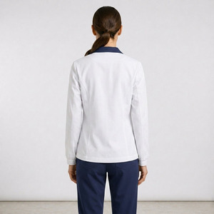 Blouse de laboratoire médicale unisexe en bambou, polyester et élasthanne, respirante, antibactérienne, uniforme de travail pour médecins, infirmières et hôpitaux - Product Image 3