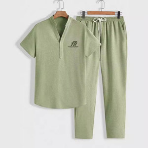 Trajes Deportivos Casuales Estampados de Manga Larga para Hombre, Precio Económico, Venta al Por Mayor OEM, Nuevo Diseño, Trajes Deportivos de Verano en Oferta - Product Image 1