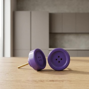 Bone Horn Brass Wood Cabinet Knobs Furniture Handles Modern Design Durable Anti-Rust Easy Installation for Kitchen Bedroom - Product Image 4