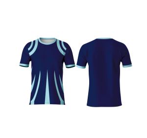 เสื้อยืดพิมพ์ลายดิจิตอลด้านหน้าแบบซับลิเมชั่น 100% โพลีเอสเตอร์ เนื้อผ้าน้ำหนักเบา นุ่มสบาย พิมพ์ลายกราฟิกตามสั่ง เป็นมิตรกับสิ่งแวดล้อม แห้งเร็ว - Product Image 1