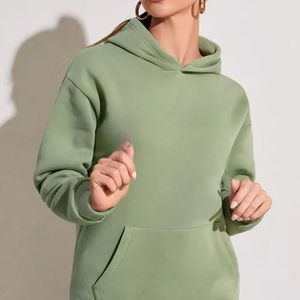 Servicio OEM, Chándal de Invierno para Mujer, Transpirable, de Forro Polar, 100% Algodón, Reversible, Ecológico, Tallas Grandes, Venta al Por Mayor, Alta Calidad - Product Image 2