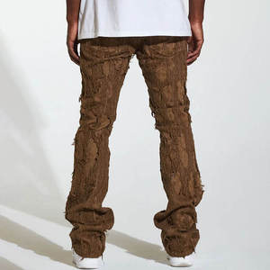 Pantalon en jean pour homme de haute qualité OEM 2026, style spécial de créateur personnalisé, jeans de luxe pour homme fabriqués par TRIOTAKE INDUSTRY - Product Image 4