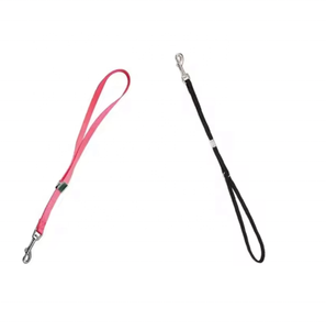 Laisse de toilettage pour chien en nylon solide et simple, très vendue, avec boucle réglable et boucles de retenue - Product Image 1