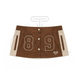 Conjunto de Chaqueta Deportiva con Pantalones Cortos para Mujer, Cortavientos, Manga Corta, Cuello Alto, Atuendo de Verano - Product Image 4