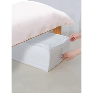Ultra-Thin Oxford Cloth Flat Underbed Storage <b>Box</b> Large Extra Household Organize Bag for <b>Clothes</b> Quilt Highly Recommended - Product Image 3