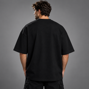 Camiseta Ecológica de Felpa con Estampado Frontal, Corte Regular, Shadow Flight Premium - Product Image 2