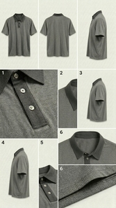 เสื้อโปโลโพลีเอสเตอร์ผู้ชาย แห้งเร็ว ระบายอากาศได้ดี น้ำหนักเบา สวมใส่สบาย เหมาะสำหรับกีฬา รับทำโลโก้ตามสั่ง ขายส่งจากโรงงาน - Product Image 6