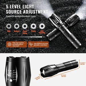 ไฟฉายปรับโฟกัสได้ 5 โหมดสำหรับการตั้งแคมป์และการเดินป่า - Product Image 5