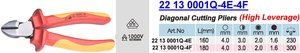 Alicates de Corte Diagonal de Alta Resistencia con Aislamiento VDE de 1000 V - Product Image 5