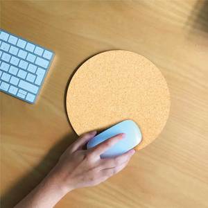 Eco-Friendly Cork Round <b>Mouse</b> <b>Pads</b> Sustainable and Durable Computer Accessories - Product Image 4
