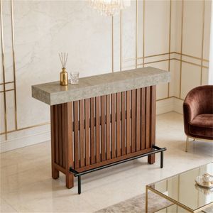 Tavolo da Bar Moderno per Casa, Design Versatile per Mangiare o Conversare, Arredamento Durevole ed Elegante - Product Image 3