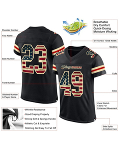 2026 Wholesale Men's High Quality Durable Football Jersey Breathable Quick Dry <b>Heat</b>-Transfer Printing Front Custom Team Name - Product Image 5