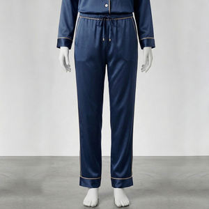 Pyjama en coton pour femme, collection 2026, vente chaude, ensemble de nuit de luxe à manches courtes, respirant, grande taille, taille élastique, personnalisable - Product Image 4