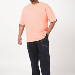 OEM/ODM Summer Casual Wear 100% Cotton Men's <b>T</b>-<b>shirts</b> Custom DTF Printed logo Solid Loose Fit Regular Sleeve <b>T</b>-<b>shirts</b> - Product Image 5