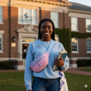 Jack And Jill Of America Fanny Pack Casual Waist Bag Trendy Crossbody Bum Bag Adjustable Hip Pack Women's <b>Travel</b> <b>Belt</b> Bag - Product Image 4