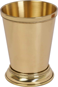 Taza de Latón para Mint Julep, Hecha a Mano, Taza de Cóctel de Metal Clásica, Taza de Latón Vintage para Beber, Utensilios de Bar para el Hogar, Bar, Restaurante y Hotel - Product Image 6