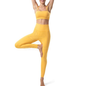 Pantalons de yoga à taille élastique, dernière conception, vente en gros, pantalons de sport de haute qualité, les plus vendus - Product Image 5