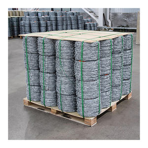 Rouleau de fil de fer <span class=keywords><strong>barbelé</strong></span> galvanisé à chaud double brin modèle 12*14 pour clôture de pâturage, vente en gros usine Shengsen - Product Image 5