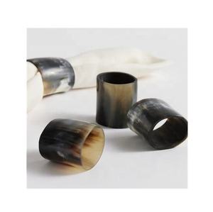 Ensemble de 4 anneaux de serviette en corne artisanaux de luxe 2025 – Écologiques, durables, designs uniques, couleurs vibrantes, pour une table élégante - Product Image 5