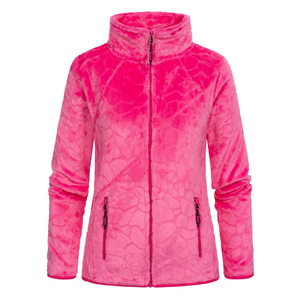 Chaquetas de Forro Polar Rosa Personalizadas para Mujer, Tienda en Línea, OEM ODM, Chaquetas de Forro Polar para Mujer - Product Image 4