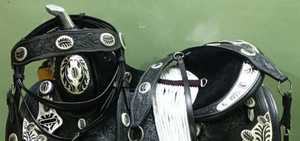 Selle de cheval Western pour concours de baril, en cuir naturel souple, avec outillage floral personnalisé, quincaillerie argentée et bois durable de qualité supérieure - Product Image 2