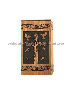 Urna de Madera Hecha a Mano para Cenizas de Adultos, Urnas Funerarias, Urnas de Entierro de Alta Calidad - Product Image 4