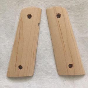 Empuñaduras de Madera de Arce Personalizadas para Pistola Angel 1911 - Modelo Government de Tamaño Completo, Ecológicas, Hechas a Mano, Lisas y Naturales - Product Image 1