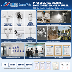เครื่องวัดปริมาณน้ำฝนแบบเลเซอร์ ASHUR DP900 สำหรับตรวจจับฝน หิมะ ลูกเห็บ พร้อมพอร์ต RS485 มาตรฐาน IP67 เพื่อความปลอดภัยบนท้องถนน - Product Image 6