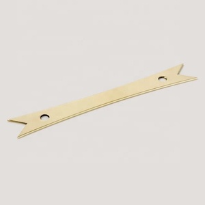 Poignée de meuble de luxe en laiton antique, design moderne queue de poisson, durable, pour armoire, porte, commode, maison et bureau - Product Image 4