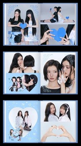 Heart2Heart Focus Mini Album Rule Book Ver Kpop Music CD Blue Korean Paper - Product Image 3