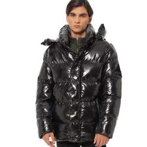Veste d'hiver pour homme, veste matelassée imperméable et coupe-vent, avec capuche, pour l'extérieur - Product Image 1