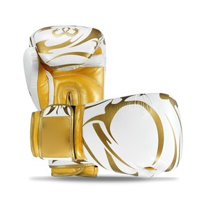 Custom Printed Professional Boxing <b>Gloves</b> Genuine Cowhide/PU Leather Breathable High Quality OEM Logo Packing Custom Color Adult - Product Image 4