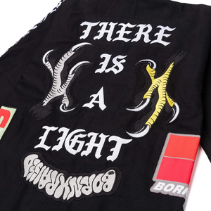 Kimono BJJ BornXRaised unisexe noir imprimé, Gi de judo coupe classique, durable, respirant, en coton tissé perlé 450 GSM, vêtements d'arts martiaux - Product Image 6