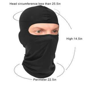 DR ARIFS Balaclava - Masque facial coupe-vent et chaud 100 % polyester pour femme, idéal pour le ski, le cyclisme, les sports de plein air et l'usage quotidien - Product Image 3