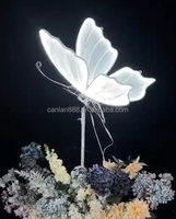 Lampe papillon LED à ailes mobiles, papillon lumineux télécommandé pour la décoration de mariage, de fête et d'événements