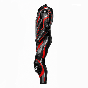 Traje de Motociclismo de Cuero para Invierno, Transpirable, Resistente al Viento, Diseño Personalizado, Ropa de Motociclista de una Pieza - Product Image 6
