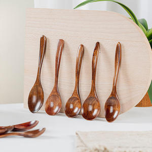 Juego de cucharas de cocina de madera ecológica, utensilios de cocina de madera natural, herramientas duraderas disponibles al mejor precio del mercado. - Product Image 2