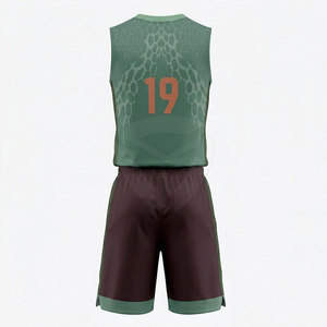 Conjunto de Uniforme de Baloncesto Elegante para Hombre con Diseño de Equipo Personalizado, Material de Secado Rápido y Ajuste Cómodo para Clubes Deportivos - Product Image 6