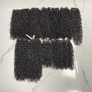 Meilleure qualité 100% extension de cheveux humains vietnamiens Afro bouclés Double dessiné pas de cuticule chimique aligné bon prix pour les femmes noires - Product Image 4