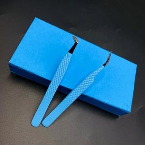 แหนบต่อขนตาแบบสแตนเลสแหนบปลายแหลมสำหรับต่อขนตาเพิ่มวอลลุ่มสามารถพิมพ์โลโก้ได้ตามต้องการแบบมืออาชีพ - Product Image 4