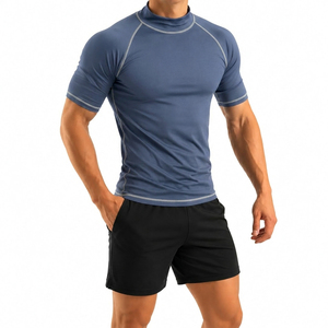 <b>Men's</b> <b>compression</b> workout <b>shirt</b> Slim <b>Men's</b> Sleeve <b>Compression</b> T <b>Shirt</b> Breathable Quick Dry Slim Fit Sports Top Workout Training - Product Image 2