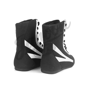 Chaussures de boxe de haute qualité, respirantes et légères, pour l'entraînement et les sports de combat, vente en gros OEM, chaussures de boxe de combat - Product Image 3