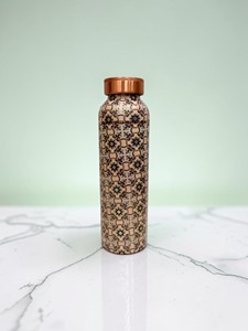 ขวดทองแดงโบราณประดับตกแต่งจาก Indian exports international (ทองแดงบริสุทธิ์รับรองมาตรฐาน) - Product Image 1