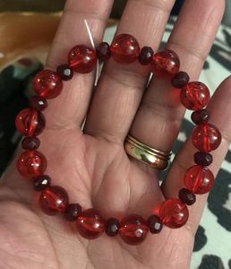 Pulsera de Cuentas de Resina Acrílica de Moda, Joyería Elástica Hecha a Mano, Regalo para Mujeres y Niñas, Accesorios - Product Image 1