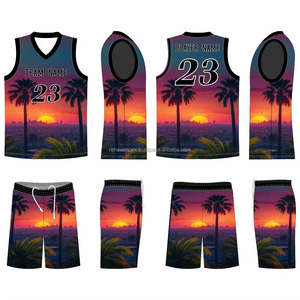 Custom Full Sublimation Sleeveless Basketball Jersey Sets Breathable Quick Dry Uniform Design Team Logo Plus Size Option 100% - Product Image 5