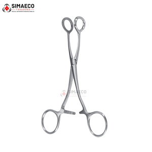 Pinces à tissus COLLIN à mâchoires fenêtrées et dentelées, droites, 16 cm, en acier inoxydable, réutilisables, instrument chirurgical, OEM, marque privée - Product Image 4
