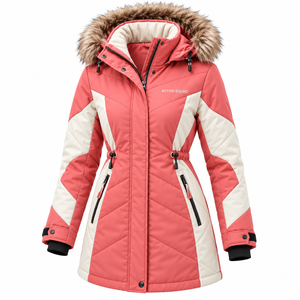 Chaqueta Parka Gruesa para Mujer, para Condiciones Frías, Relleno de Algodón, Informal, Tallas Grandes, Chaqueta Deportiva, Venta al Por Mayor - Product Image 2