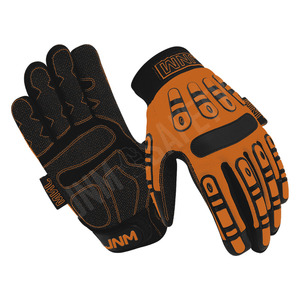 Industrial Anti Vibration Mechanic <b>Synthetic</b> <b>Leather</b> Safety Gloves Impact Protection <b>Synthetic</b> <b>Leather</b> Work Cut Resistant Gloves - Product Image 2