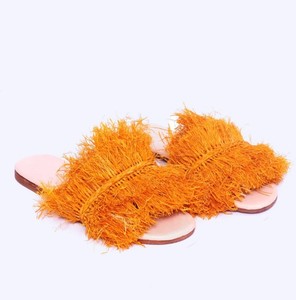 Sandales pour femmes en raphia faites à la main |   Chaussures Bohèmes Confortables et Élégantes |   Chaussures d'été écologiques |   Tailles personnalisables - Product Image 2